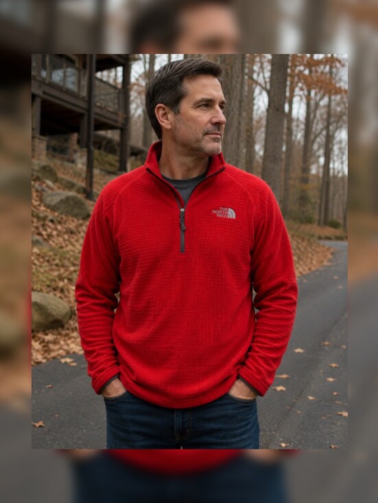 The North Face Other - The North Face TKA 100 MICROVELOUR GLACIER 1/4 ZIP M